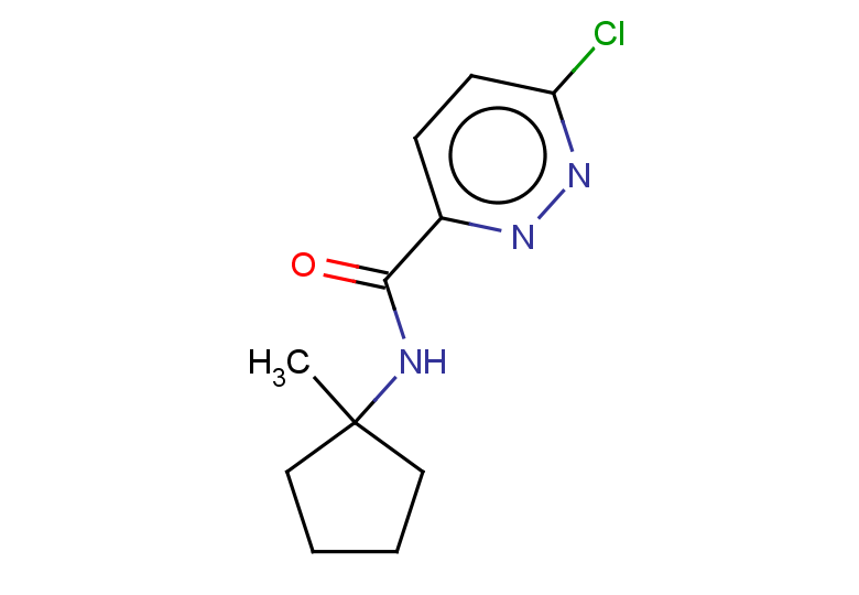 6-chloro-N-(1-methylcyclopentyl)pyridazine-3-carboxamide