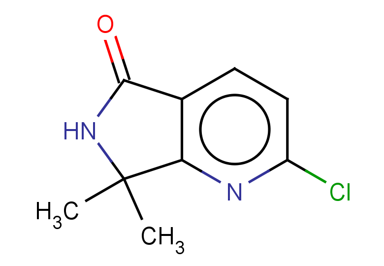2-chloro-7,7-dimethyl-5H,6H,7H-pyrrolo[3,4-b]pyridin-5-one