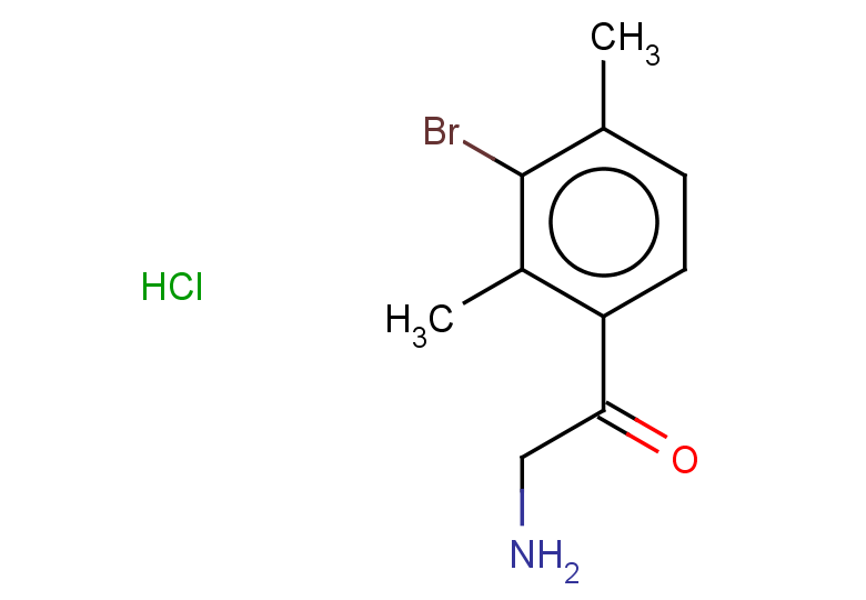 2-amino-1-(3-bromo-2,4-dimethylphenyl)ethan-1-one hydrochloride