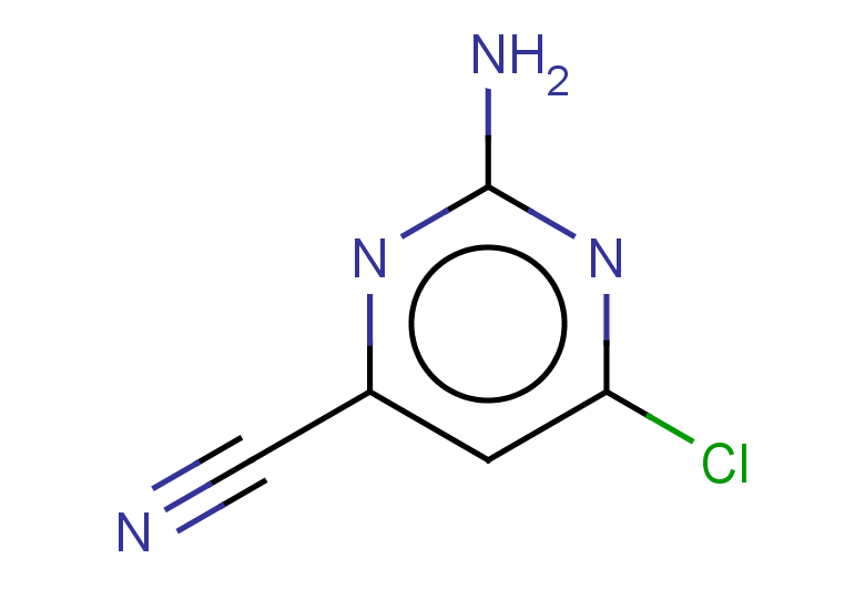 2-amino-6-chloropyrimidine-4-carbonitrile