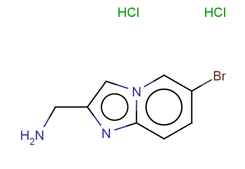 {6-bromoimidazo[1,2-a]pyridin-2-yl}methanamine dihydrochloride
