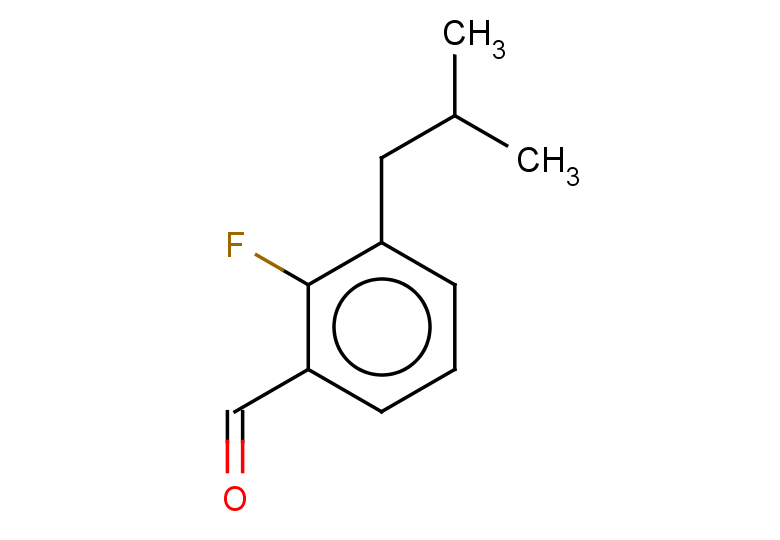 2-fluoro-3-(2-methylpropyl)benzaldehyde
