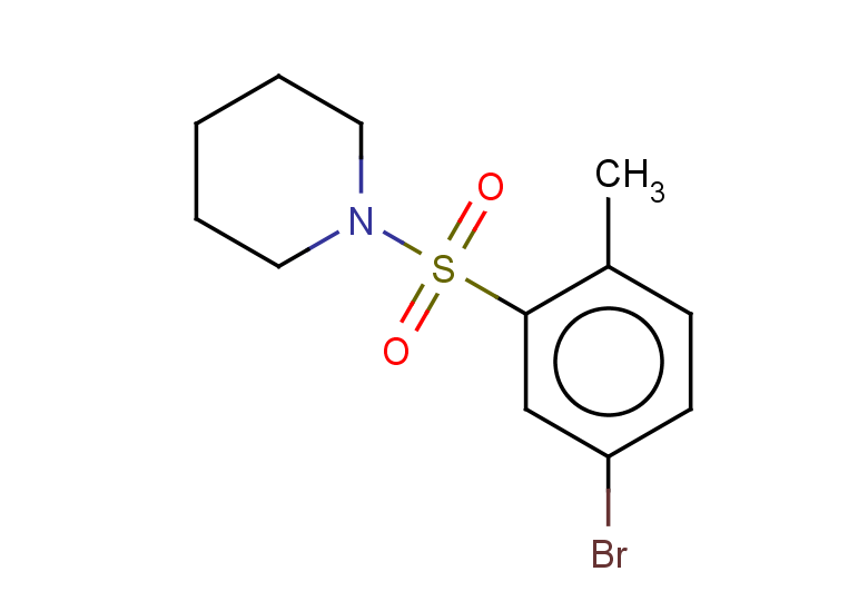 1-(5-bromo-2-methylbenzenesulfonyl)piperidine