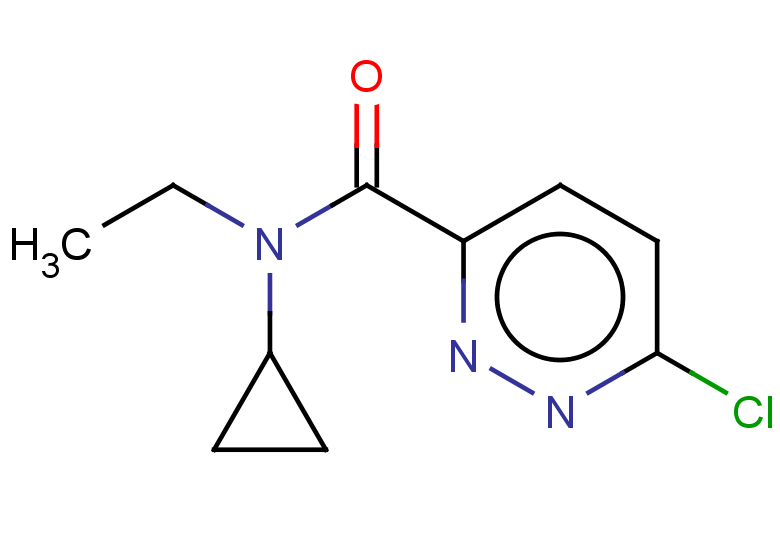 6-chloro-N-cyclopropyl-N-ethylpyridazine-3-carboxamide