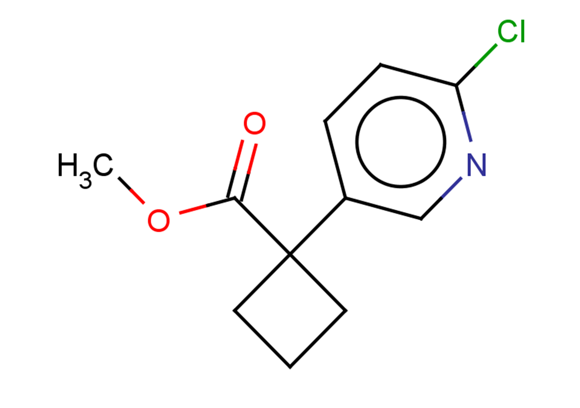 methyl 1-(6-chloropyridin-3-yl)cyclobutane-1-carboxylate