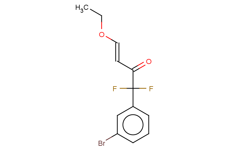 (3E)-1-(3-bromophenyl)-4-ethoxy-1,1-difluorobut-3-en-2-one