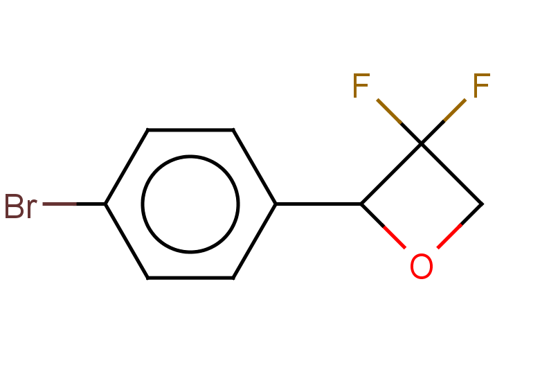 2-(4-bromophenyl)-3,3-difluorooxetane