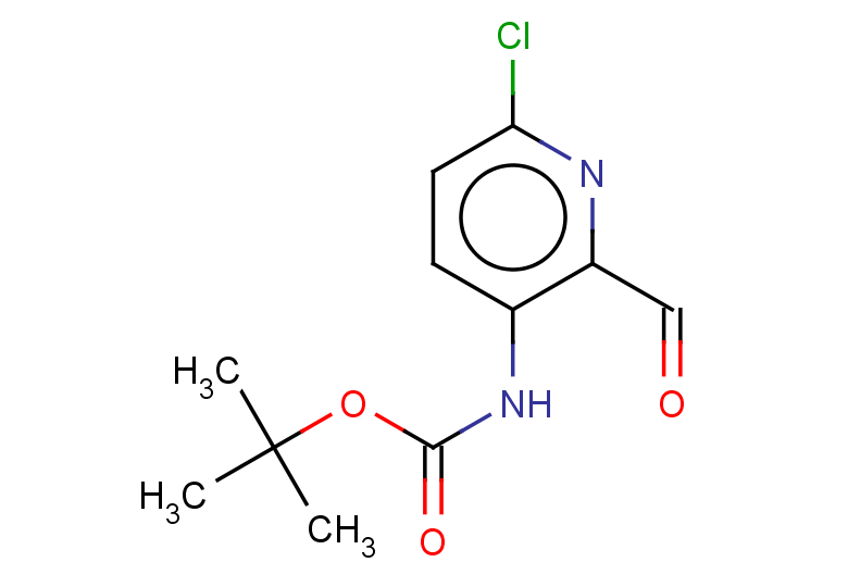 tert-butyl N-(6-chloro-2-formylpyridin-3-yl)carbamate