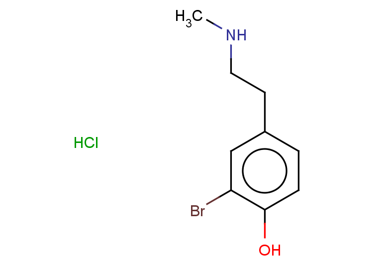 2-bromo-4-[2-(methylamino)ethyl]phenol hydrochloride