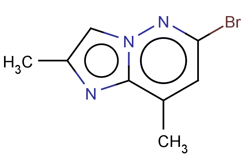 6-bromo-2,8-dimethylimidazo[1,2-b]pyridazine
