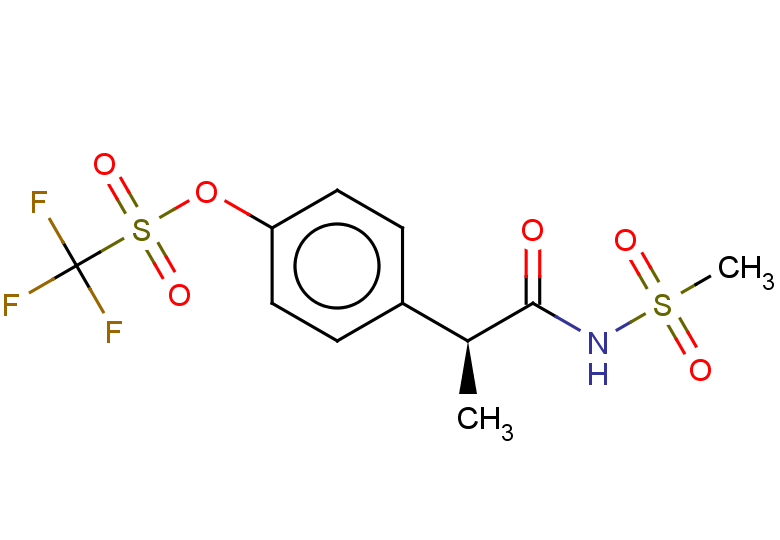 4-[(1S)-1-(methanesulfonylcarbamoyl)ethyl]phenyl trifluoromethanesulfonate