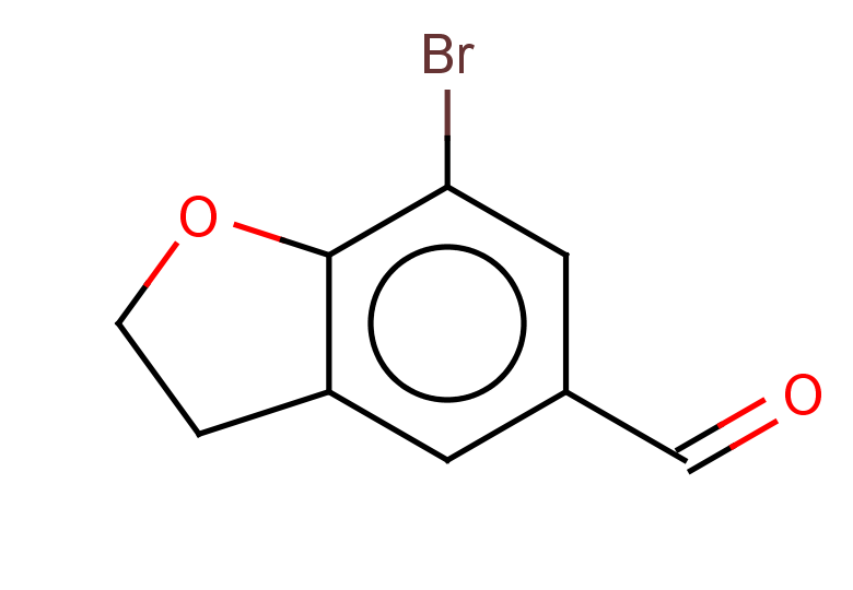 7-bromo-2,3-dihydro-1-benzofuran-5-carbaldehyde