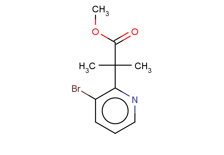 methyl 2-(3-bromopyridin-2-yl)-2-methylpropanoate