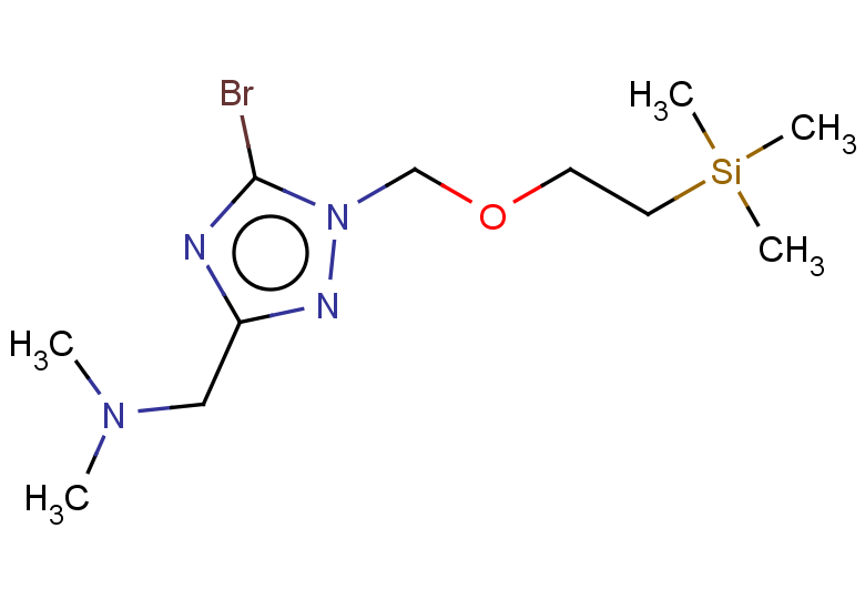 [(5-bromo-1-{[2-(trimethylsilyl)ethoxy]methyl}-1H-1,2,4-triazol-3-yl)methyl]dimethylamine