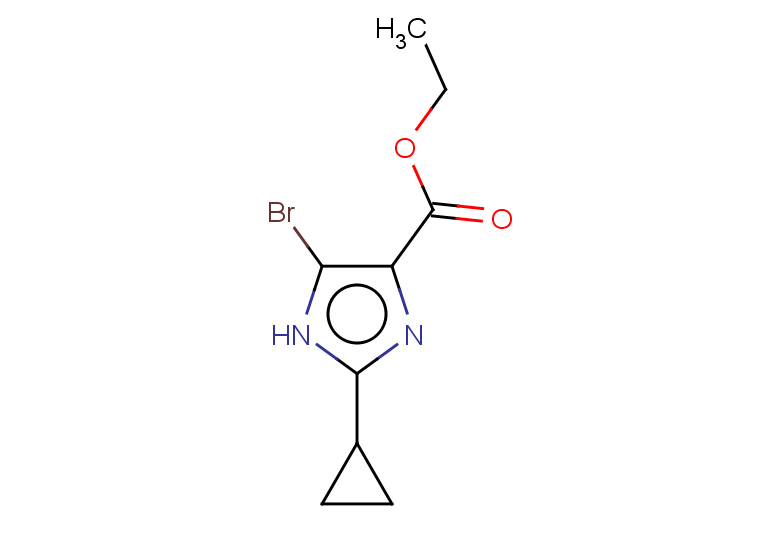 ethyl 5-bromo-2-cyclopropyl-1H-imidazole-4-carboxylate