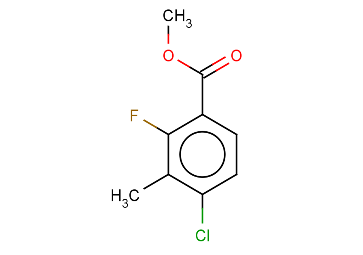 methyl 4-chloro-2-fluoro-3-methylbenzoate
