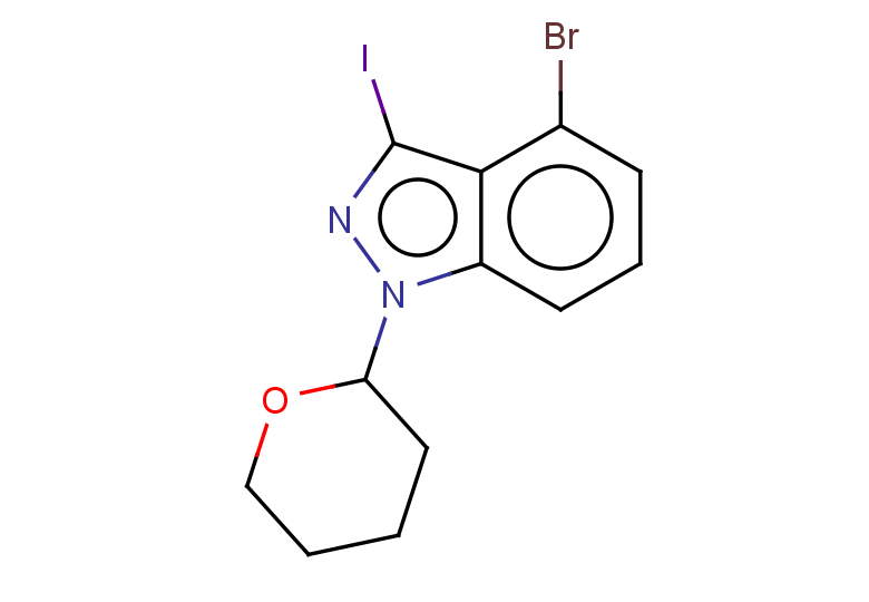4-bromo-3-iodo-1-(oxan-2-yl)-1H-indazole