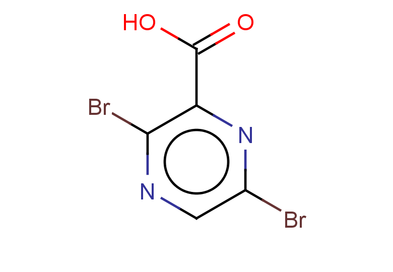 3,6-dibromopyrazine-2-carboxylic acid