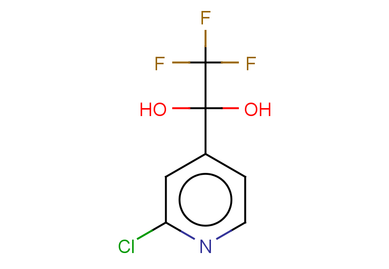 1-(2-chloropyridin-4-yl)-2,2,2-trifluoroethane-1,1-diol