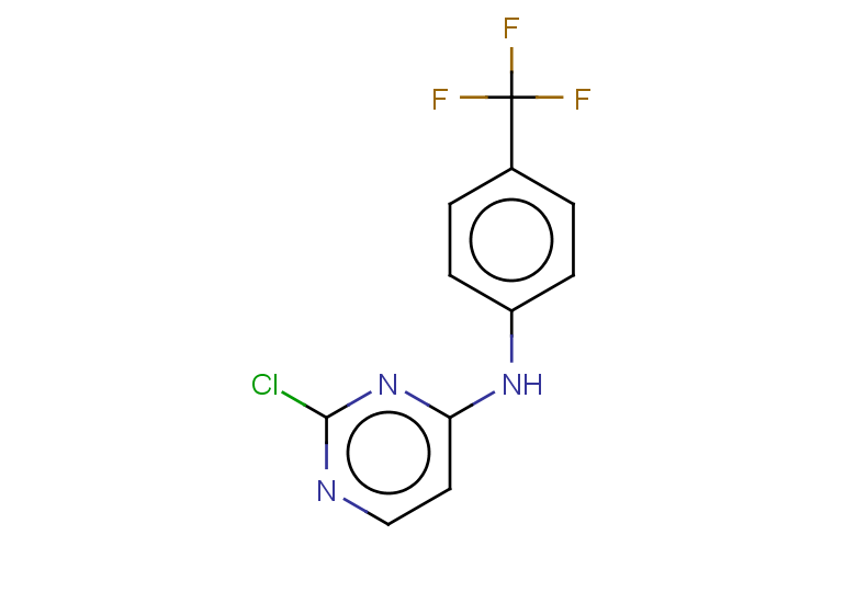 2-chloro-N-[4-(trifluoromethyl)phenyl]pyrimidin-4-amine