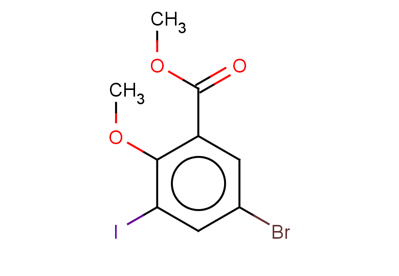 methyl 5-bromo-3-iodo-2-methoxybenzoate