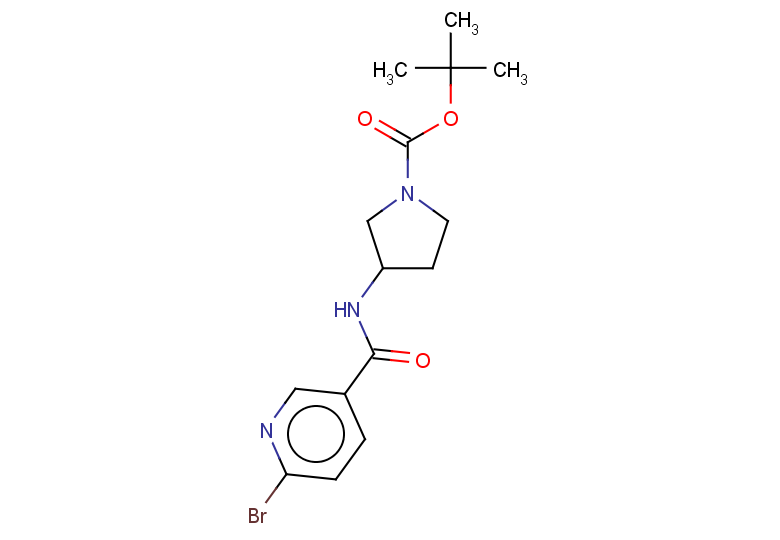 tert-butyl 3-(6-bromopyridine-3-amido)pyrrolidine-1-carboxylate