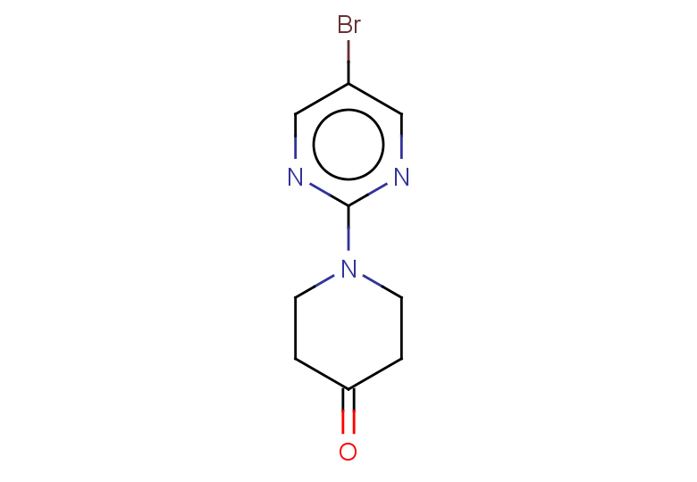 1-(5-bromopyrimidin-2-yl)piperidin-4-one