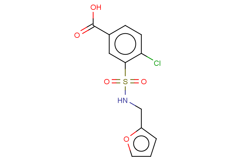 4-chloro-3-[(furan-2-ylmethyl)sulfamoyl]benzoic acid