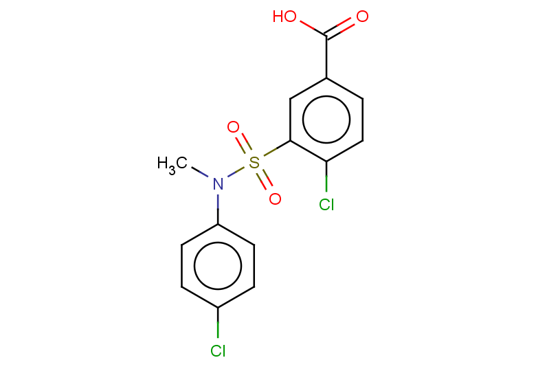 4-chloro-3-[(4-chlorophenyl)(methyl)sulfamoyl]benzoic acid