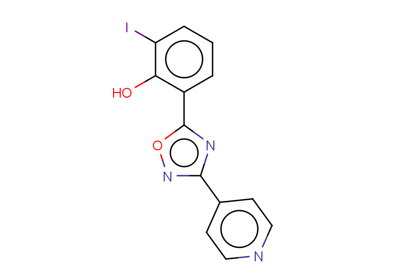 2-iodo-6-[3-(pyridin-4-yl)-1,2,4-oxadiazol-5-yl]phenol