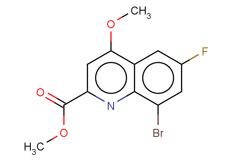 methyl 8-bromo-6-fluoro-4-methoxyquinoline-2-carboxylate