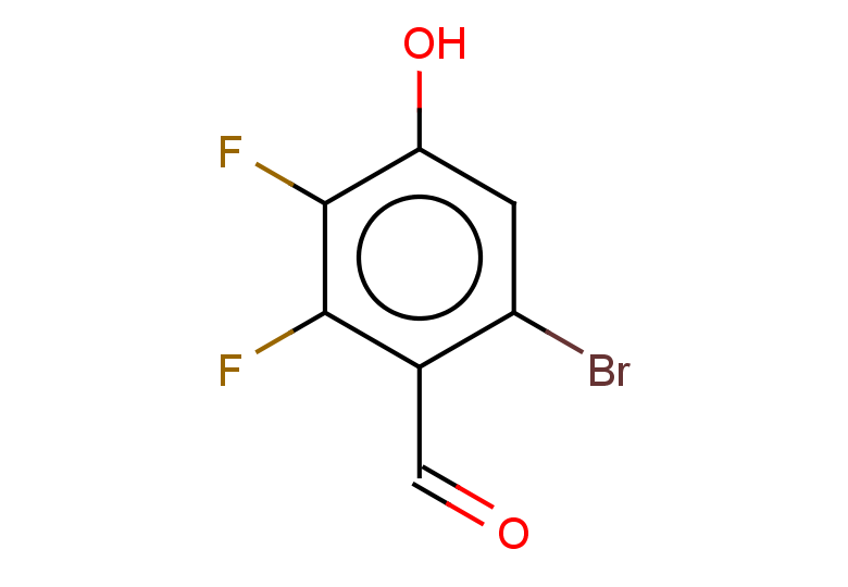 6-bromo-2,3-difluoro-4-hydroxybenzaldehyde