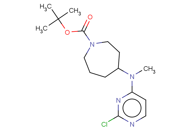 tert-butyl 4-[(2-chloropyrimidin-4-yl)(methyl)amino]azepane-1-carboxylate
