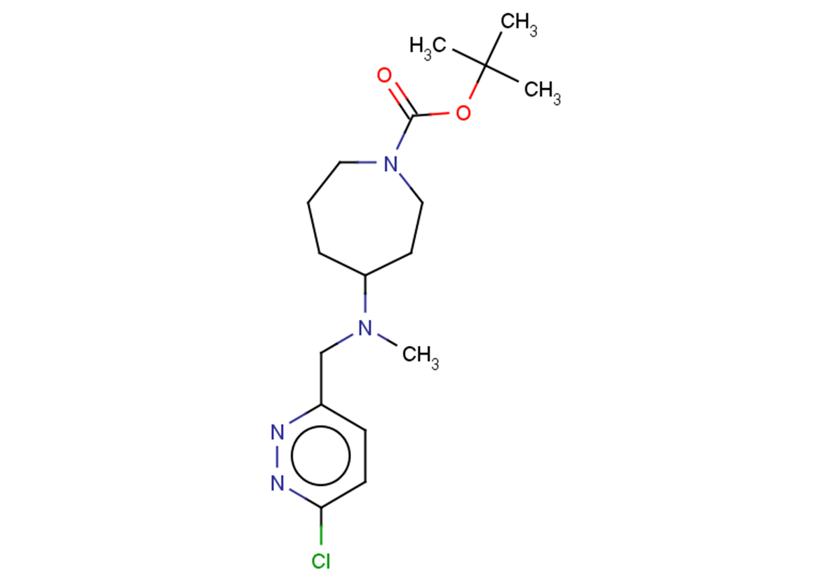 tert-butyl 4-{[(6-chloropyridazin-3-yl)methyl](methyl)amino}azepane-1-carboxylate