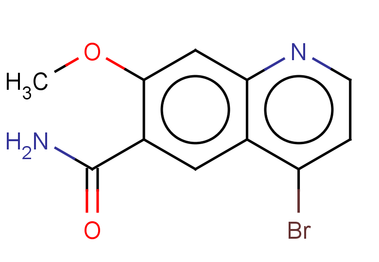 4-bromo-7-methoxyquinoline-6-carboxamide
