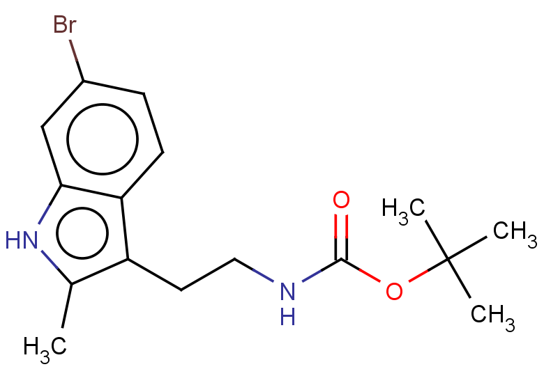 tert-butyl N-[2-(6-bromo-2-methyl-1H-indol-3-yl)ethyl]carbamate