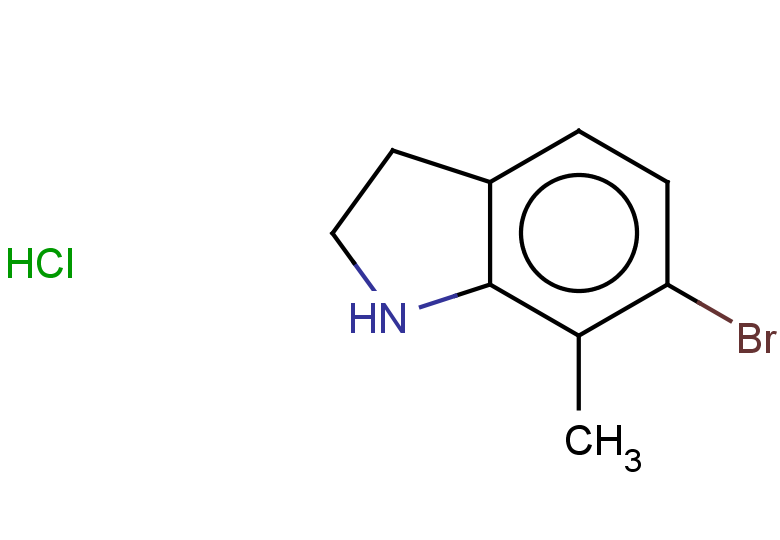 6-bromo-7-methyl-2,3-dihydro-1H-indole hydrochloride