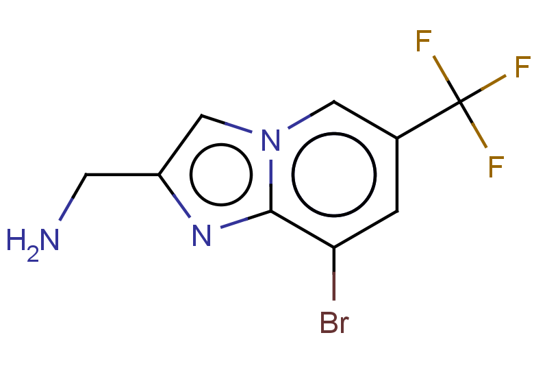 [8-bromo-6-(trifluoromethyl)imidazo[1,2-a]pyridin-2-yl]methanamine