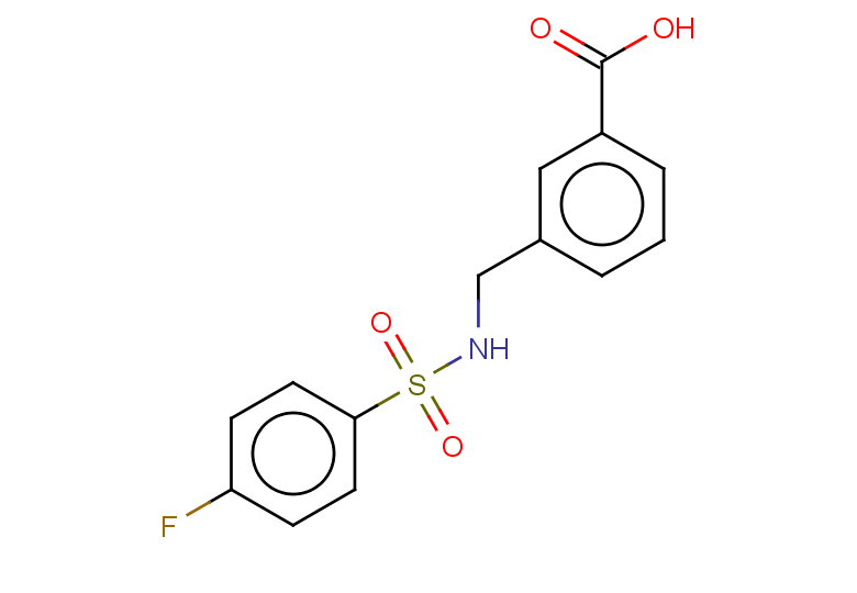 3-[(4-fluorobenzenesulfonamido)methyl]benzoic acid