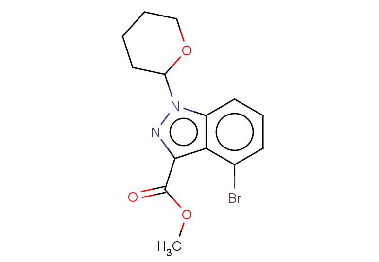 methyl 4-bromo-1-(oxan-2-yl)-1H-indazole-3-carboxylate