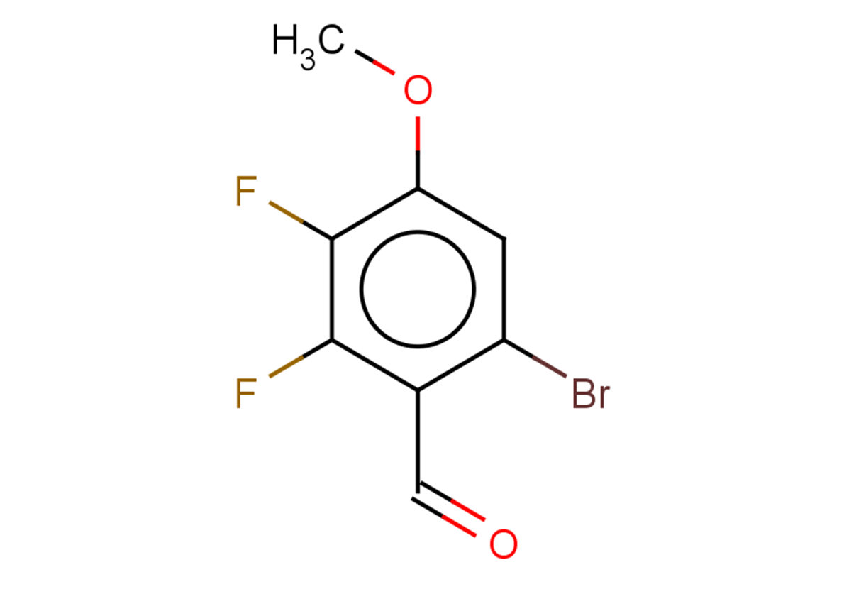 6-bromo-2,3-difluoro-4-methoxybenzaldehyde