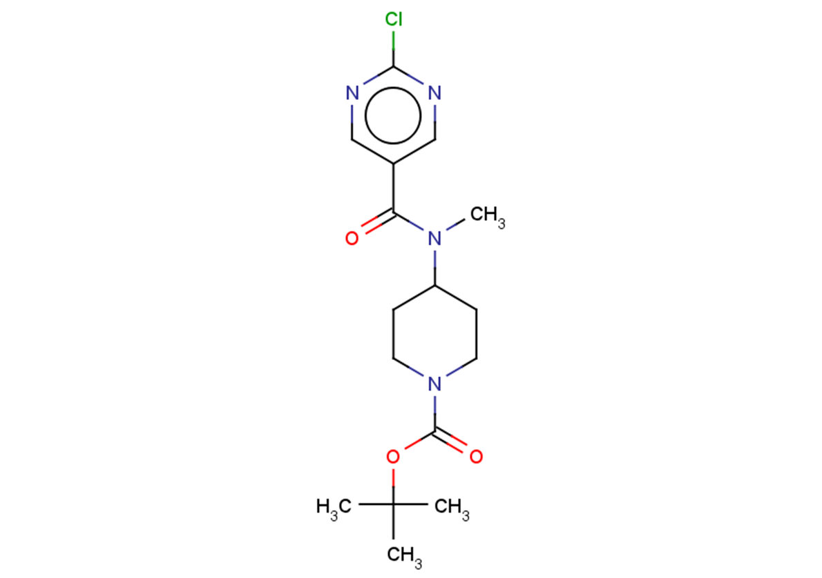 tert-butyl 4-(N-methyl2-chloropyrimidine-5-amido)piperidine-1-carboxylate