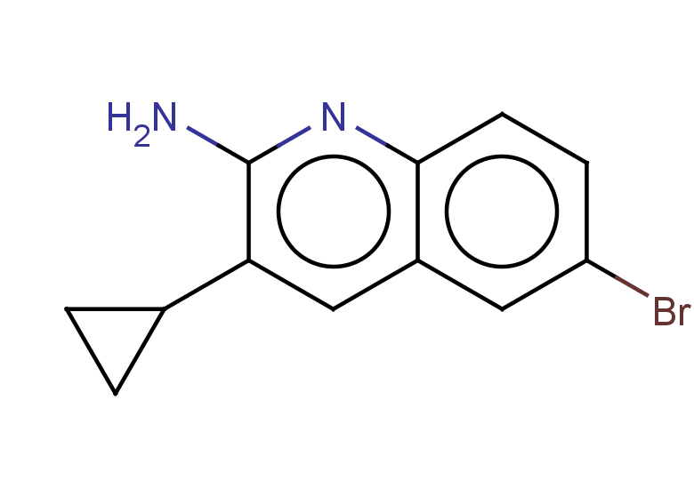 6-bromo-3-cyclopropylquinolin-2-amine