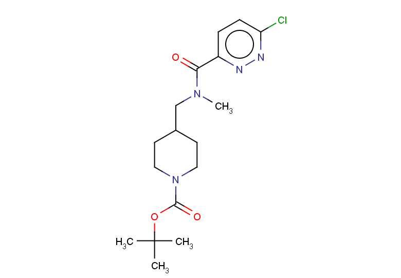 tert-butyl 4-{[1-(6-chloropyridazin-3-yl)-N-methylformamido]methyl}piperidine-1-carboxylate