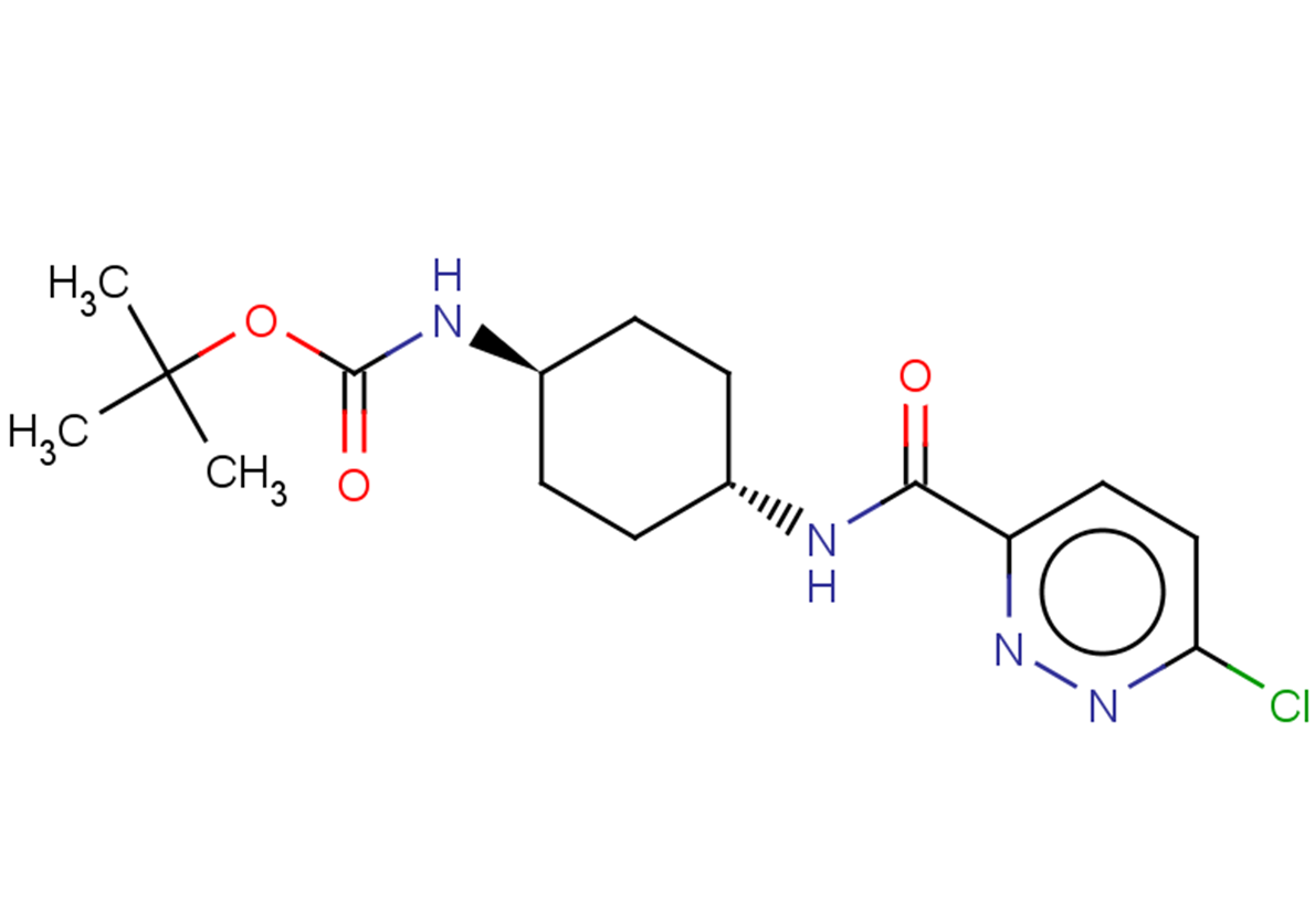tert-butyl N-[(1r,4r)-4-(6-chloropyridazine-3-amido)cyclohexyl]carbamate, trans