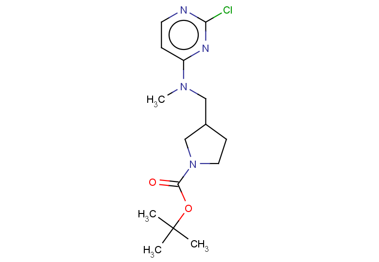 tert-butyl 3-{[(2-chloropyrimidin-4-yl)(methyl)amino]methyl}pyrrolidine-1-carboxylate