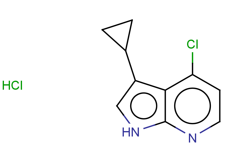 4-chloro-3-cyclopropyl-1H-pyrrolo[2,3-b]pyridine hydrochloride