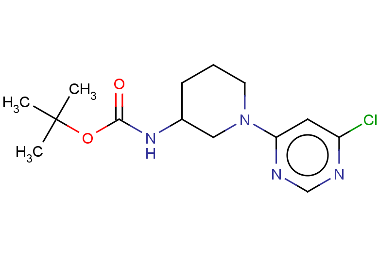 tert-butyl N-[1-(6-chloropyrimidin-4-yl)piperidin-3-yl]carbamate