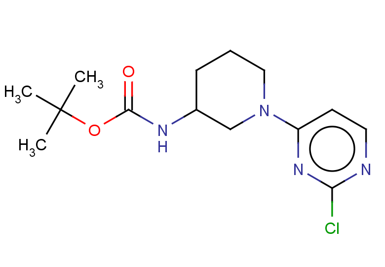 tert-butyl N-[1-(2-chloropyrimidin-4-yl)piperidin-3-yl]carbamate
