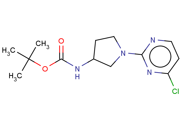 tert-butyl N-[1-(4-chloropyrimidin-2-yl)pyrrolidin-3-yl]carbamate